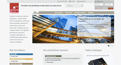 Desktop Screenshot of formation-architecte.com